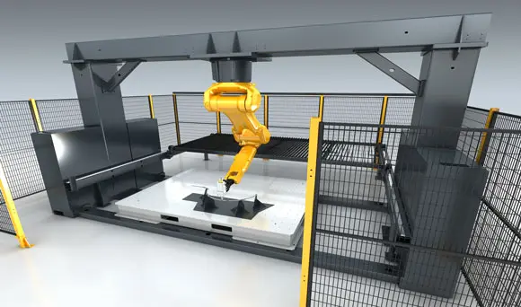 Золотой лазер 3D робот лазерной резки